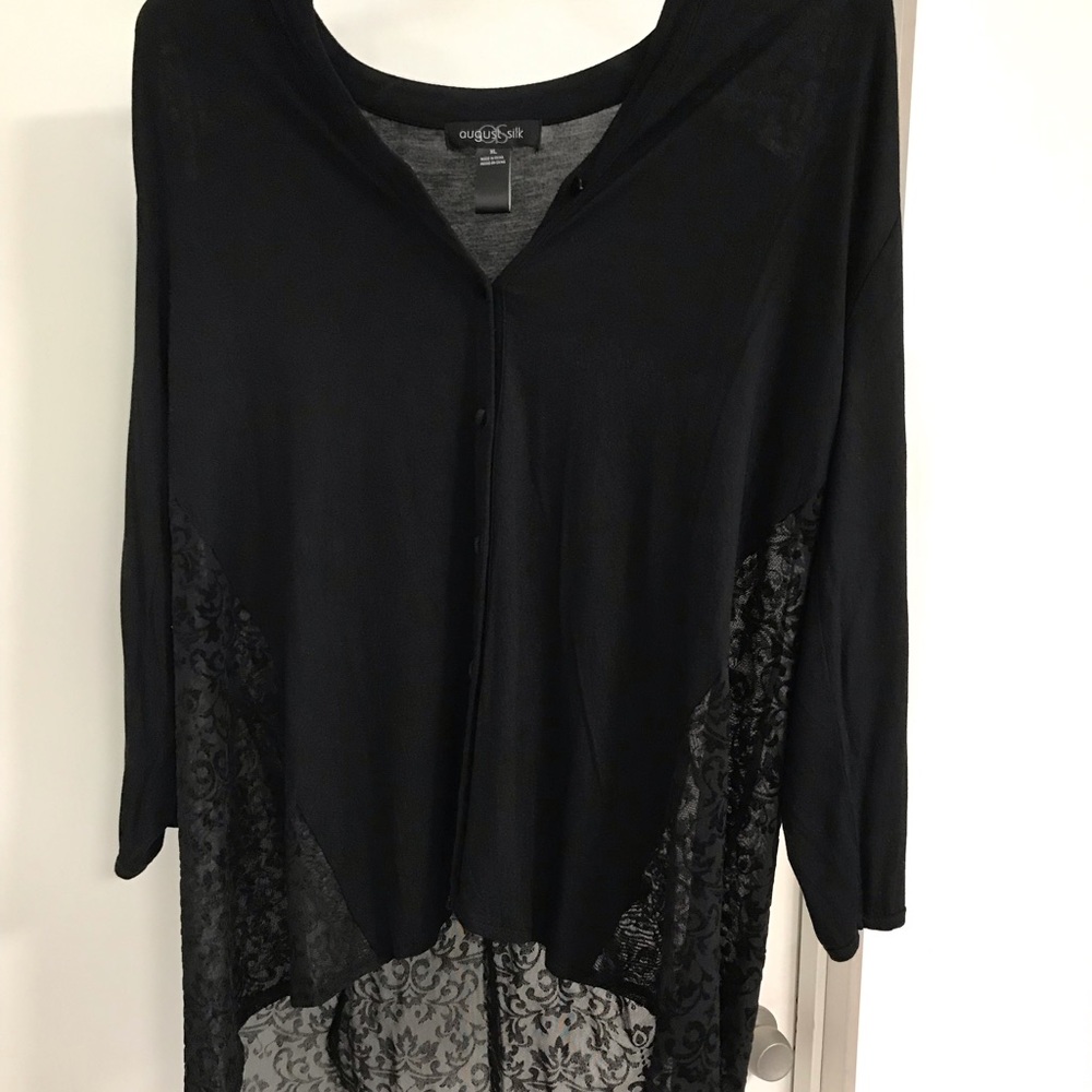 Black Flowy shirt never worn